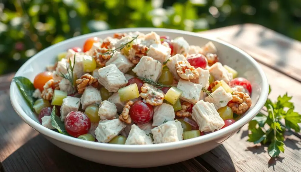 chicken salad with grapes